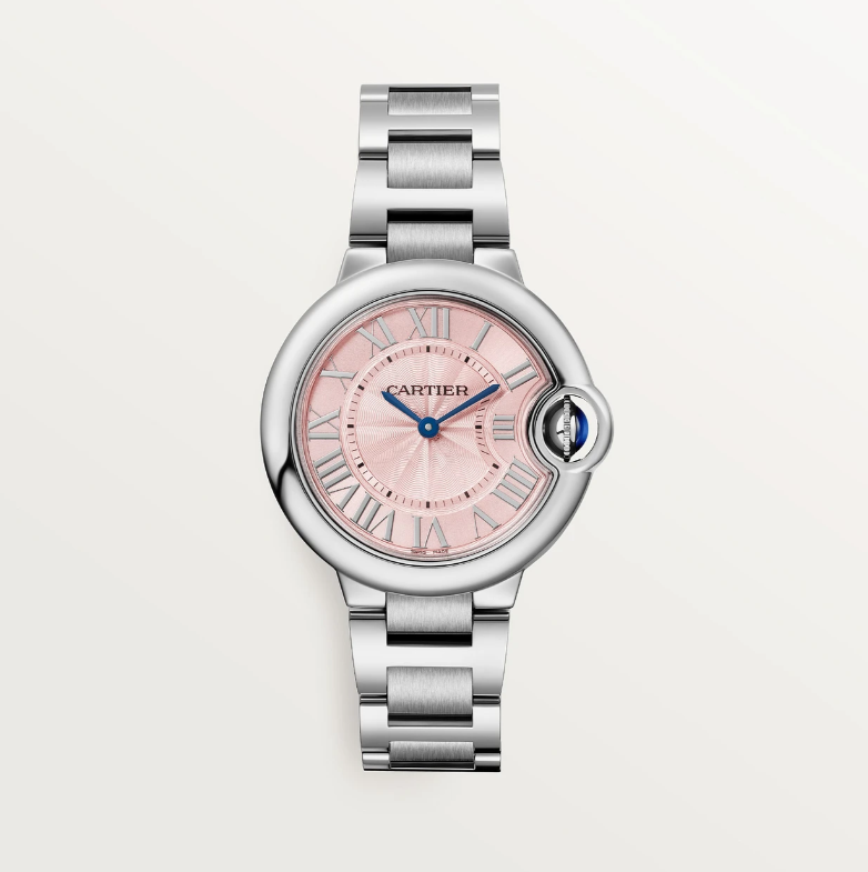 Cartier Ballon Bleu 33mm Pink Dial (WSBB0033)