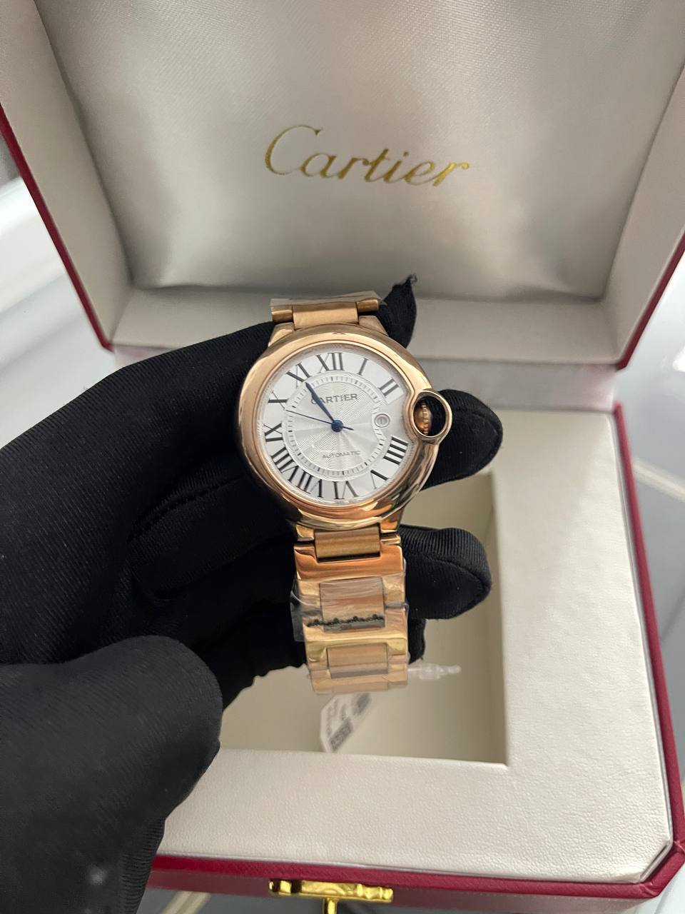 Cartier Ballon Bleu 33mm Pink Dial (WSBB0033)