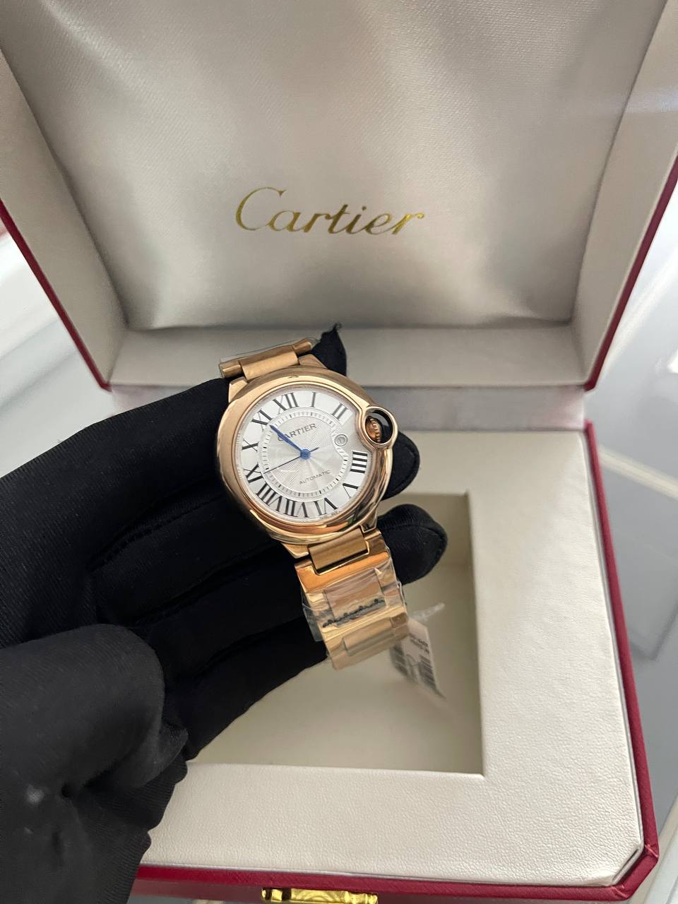 Cartier Ballon Bleu 33mm Pink Dial (WSBB0033)