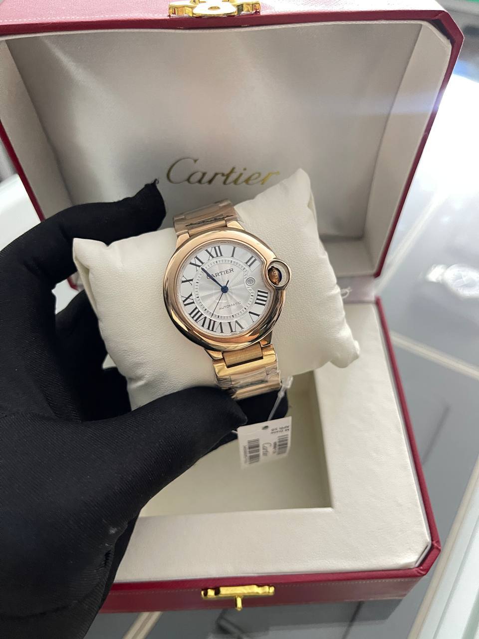 Cartier Ballon Bleu 33mm Pink Dial (WSBB0033)