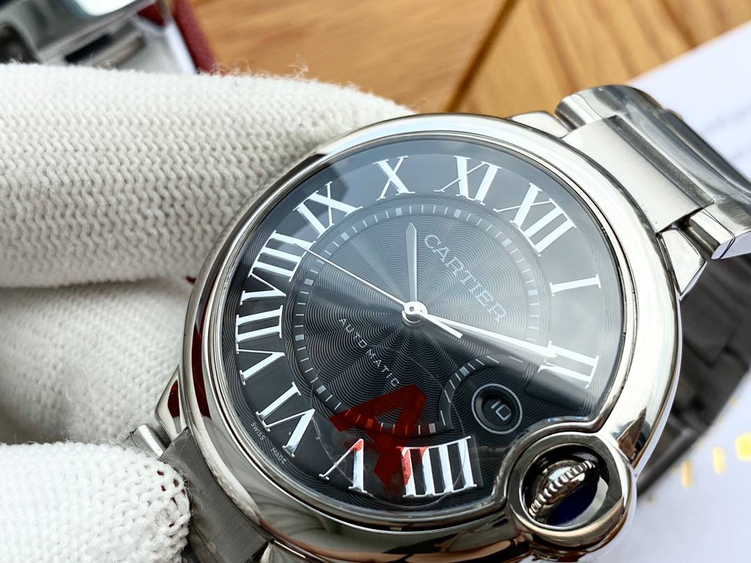 Cartier Ballon Bleu 42mm Black Dial (WSBB0060)