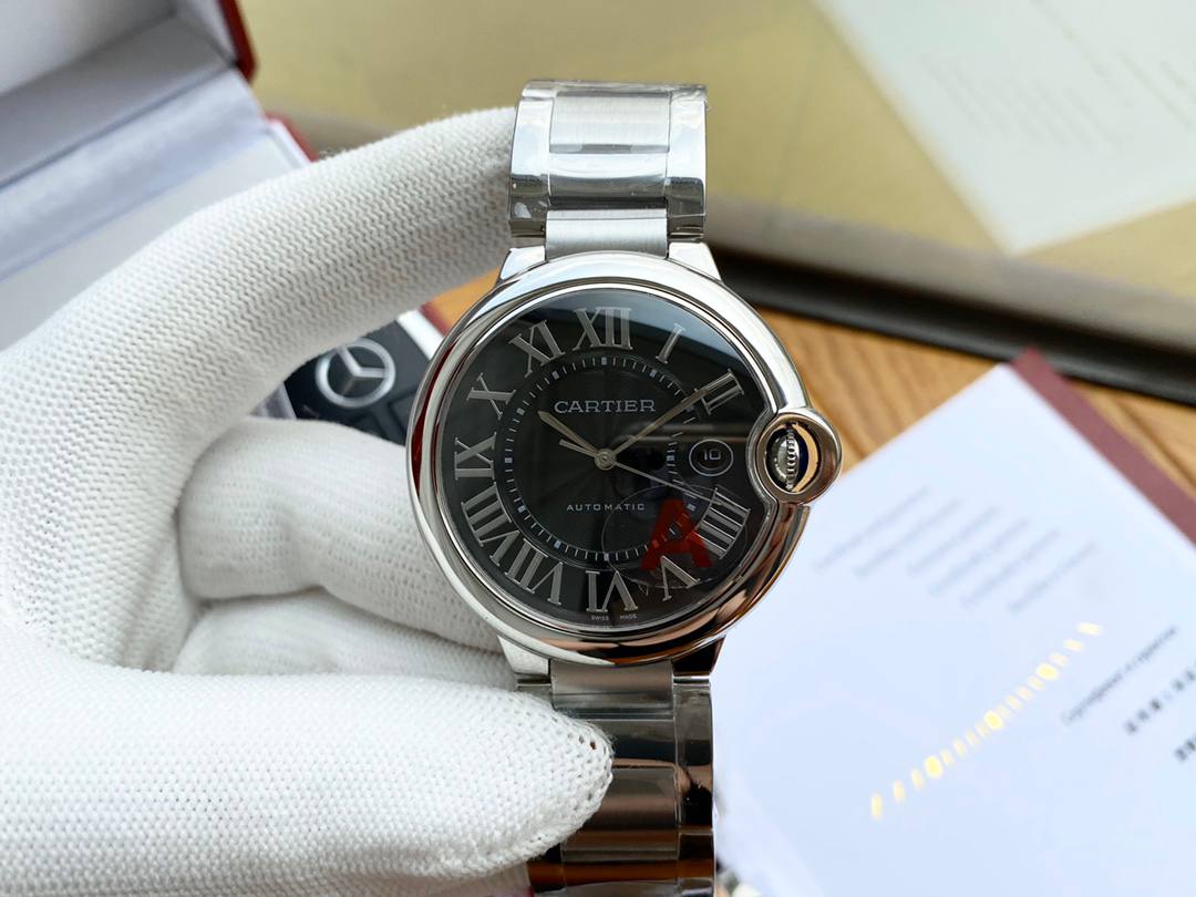 Cartier Ballon Bleu 42mm Black Dial (WSBB0060)