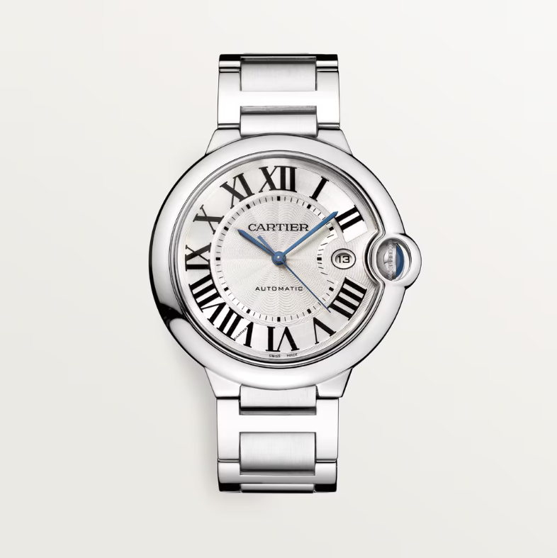 Cartier Ballon Bleu 42mm Silver Guilloché Dial (WSBB0049) ​