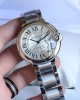 Cartier Ballon Bleu 42mm Silver Guilloché Dial (WSBB0049) ​