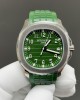 Patek Philippe Aquanaut White Gold Khaki Green (5168G)