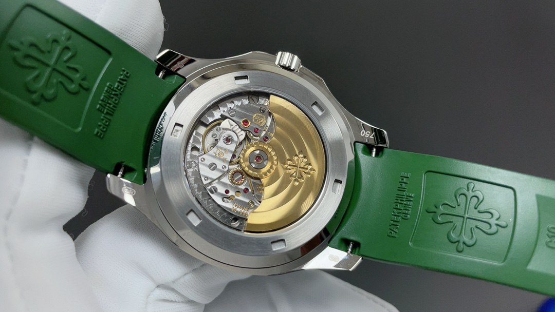 Patek Philippe Aquanaut White Gold Khaki Green (5168G)